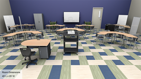 Interactive Lecture Desks - Overall View